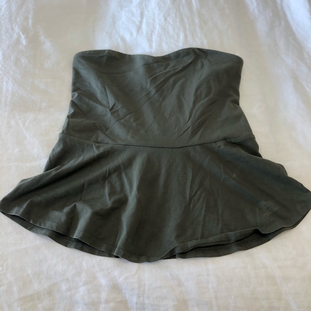Express Bandeau peplum top